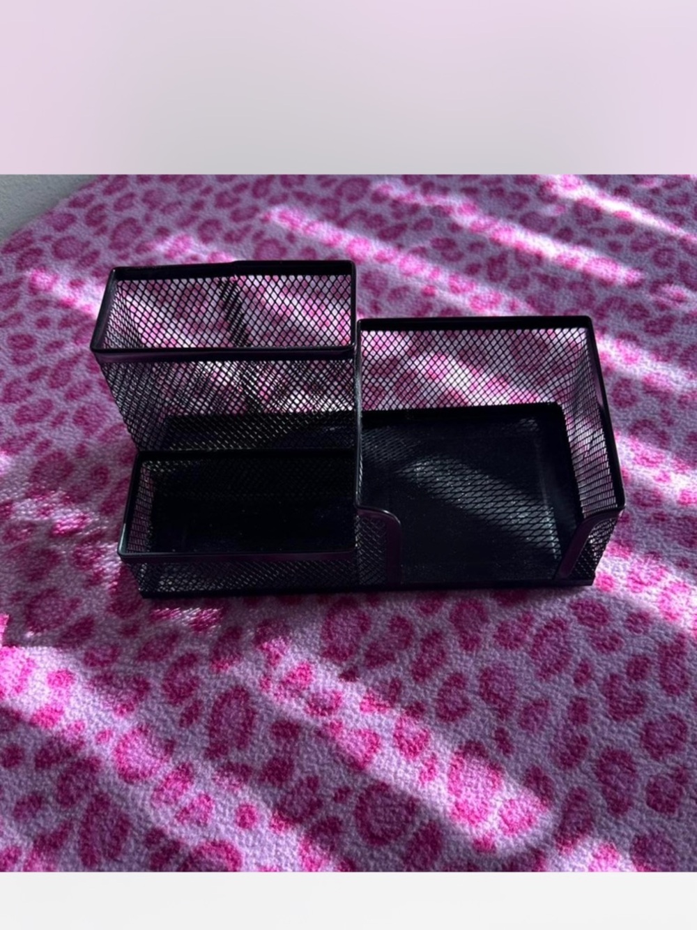 Hobby Lobby Black Mesh Desk Organizer